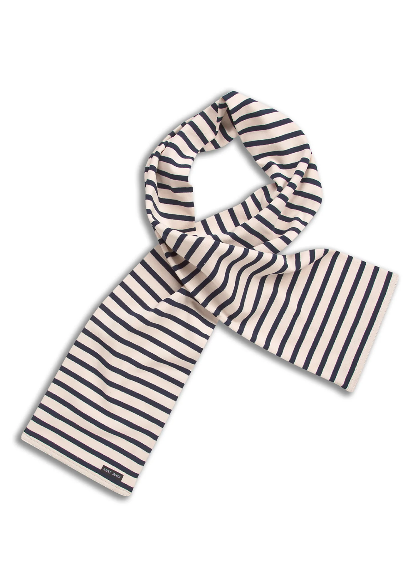 Adam scarf (ECRU/MARINE) - Image 4
