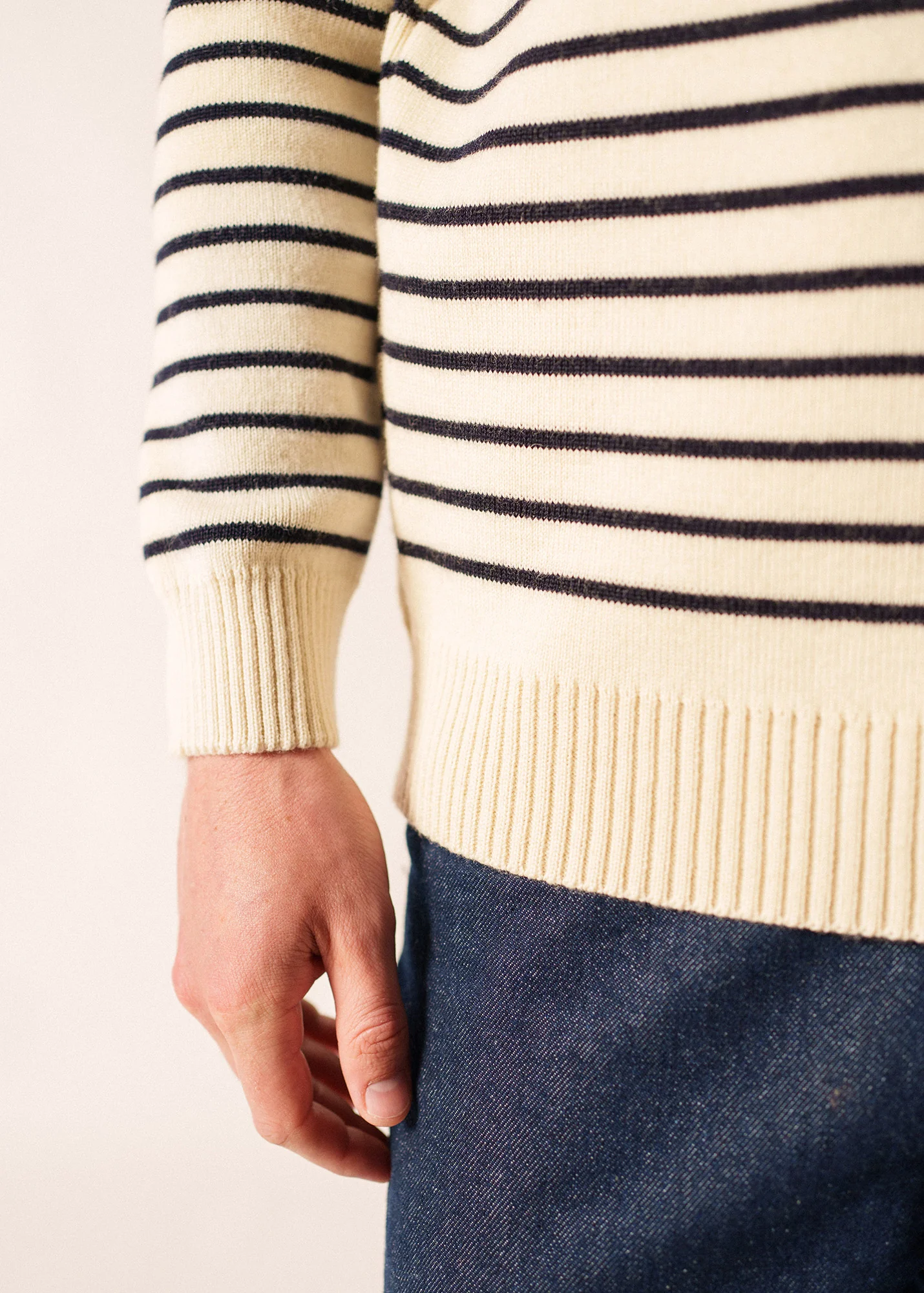 Binic sailor jumper (ECRU/MARINE) - Image 5