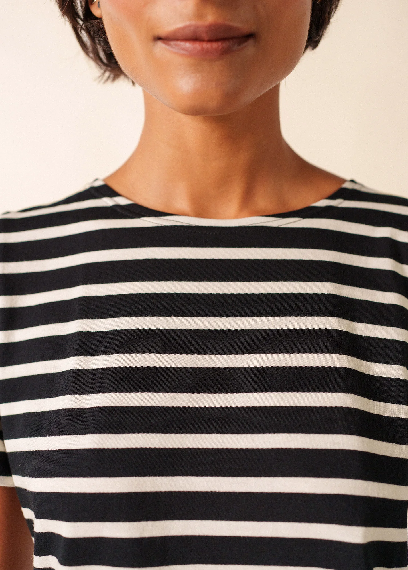 Etrille Breton shirt (NOIR/ECRU) - Image 4