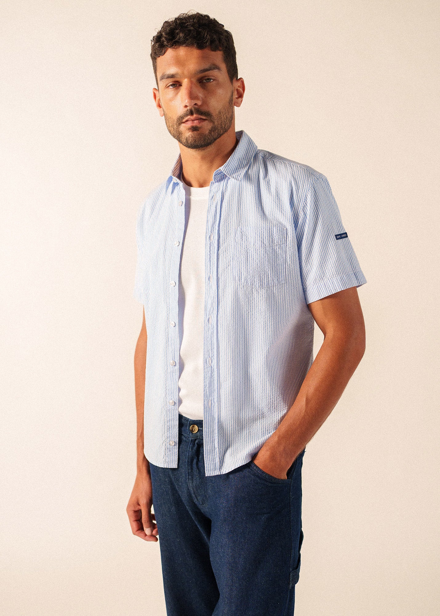 Jack Shirt (BLEU/BLANC) - Image 3