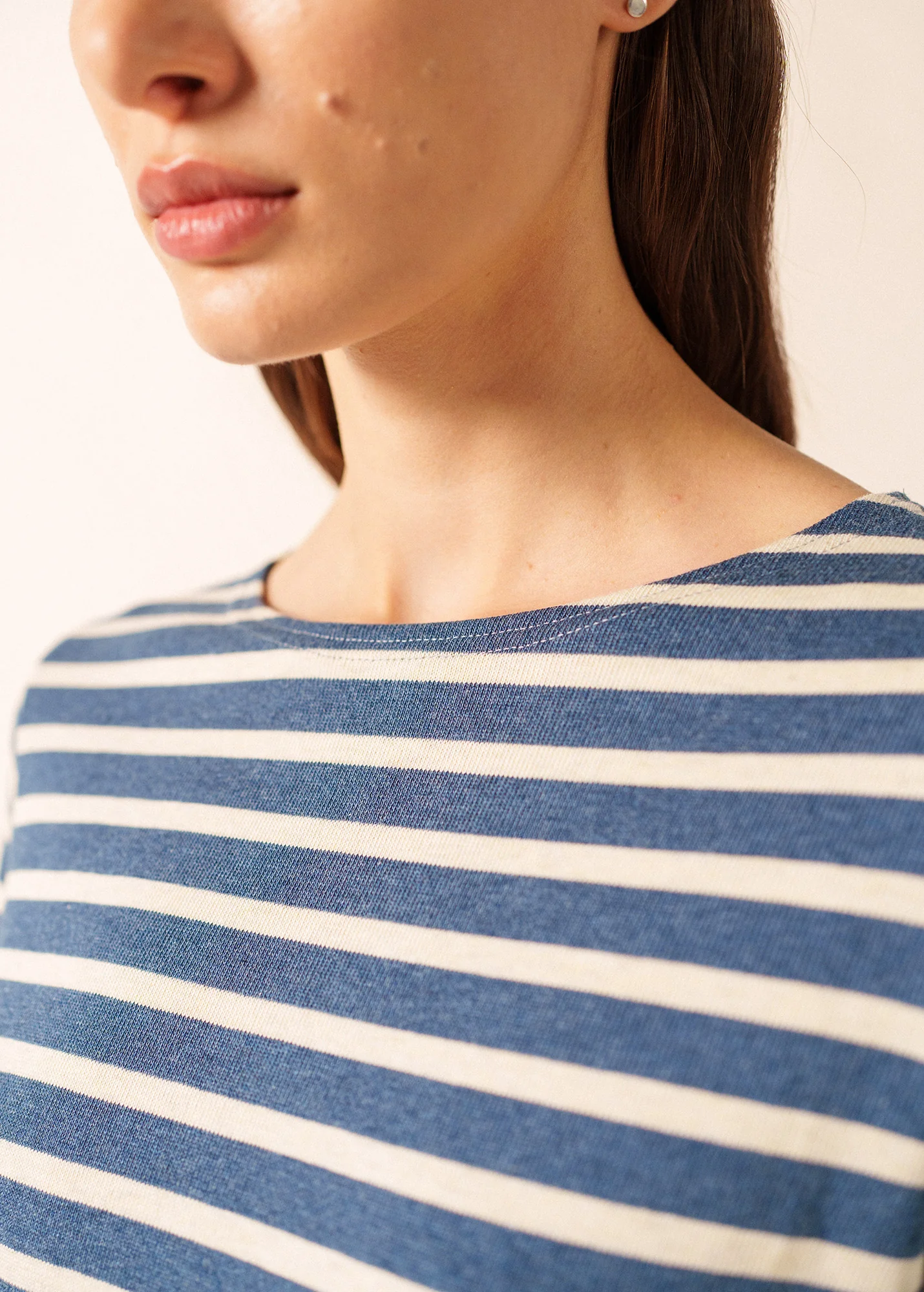 Méridame Breton shirt (JEAN/CHANVRE) - Image 4