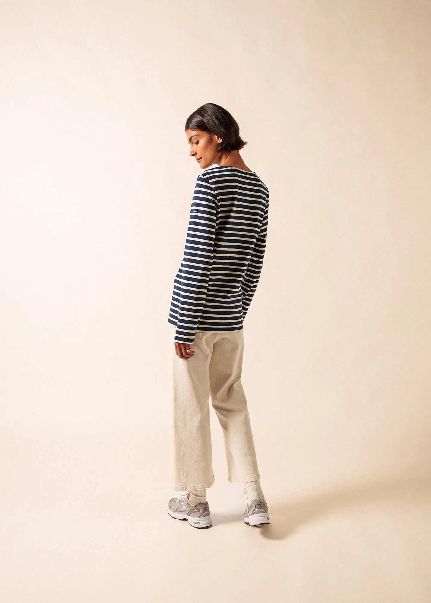 Méridien Breton shirt (MARINE/ECRU) - Image 5