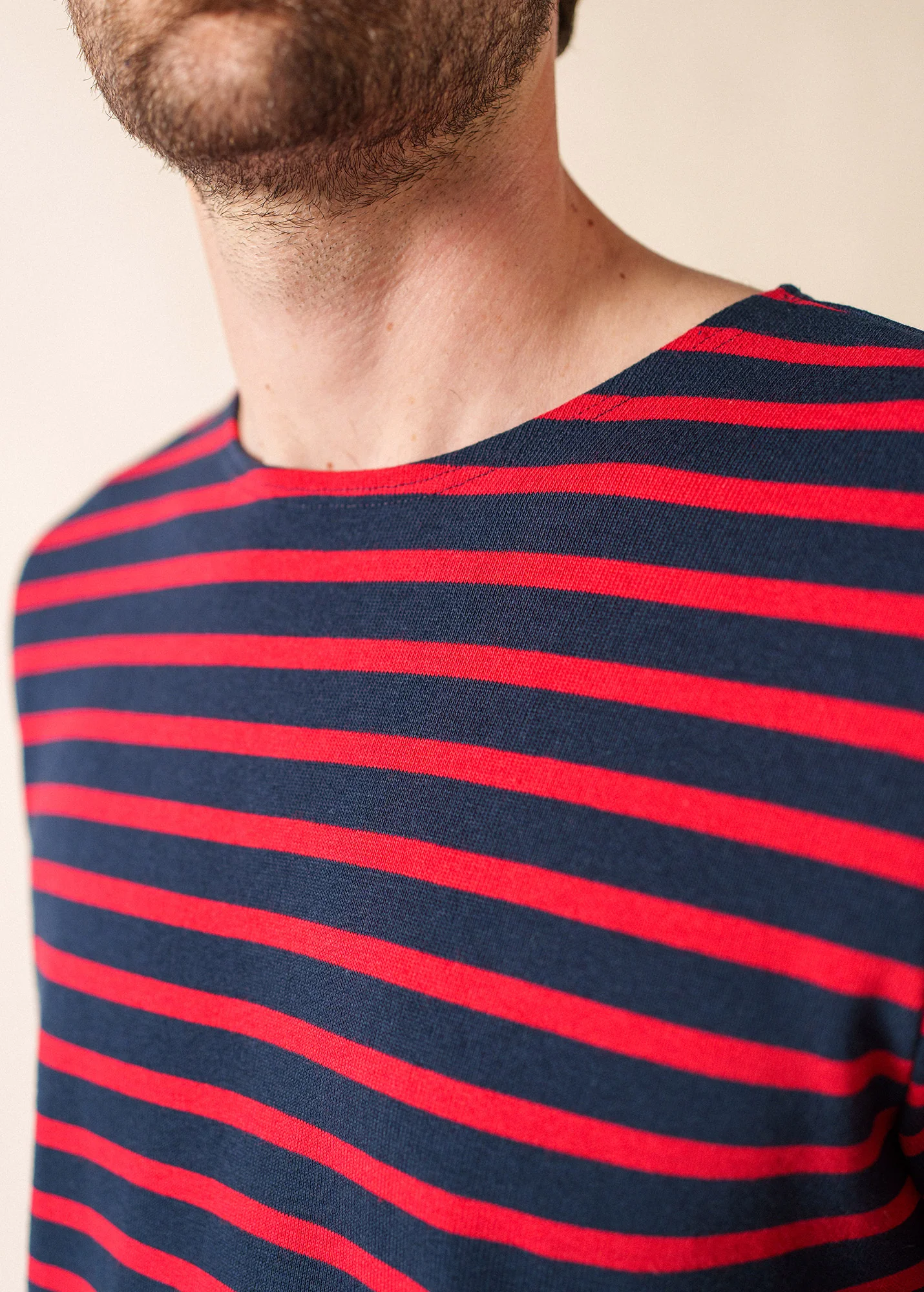 Méridien Breton shirt (MARINE/TULIPE) - Image 7