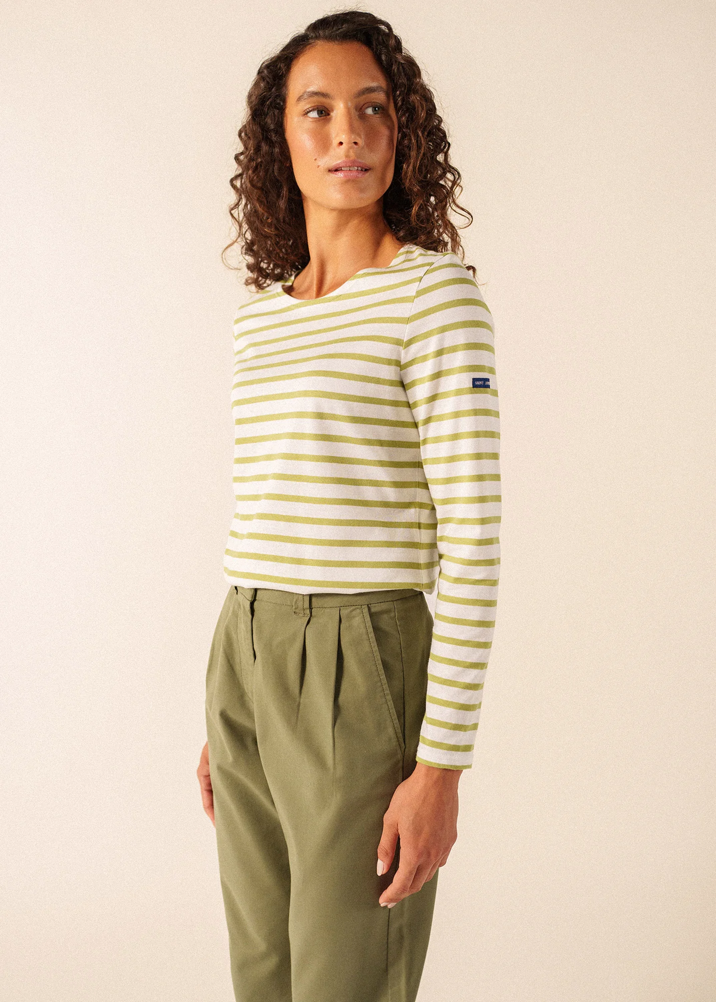 Minquidame Breton shirt (NEIGE/OIL) - Image 3