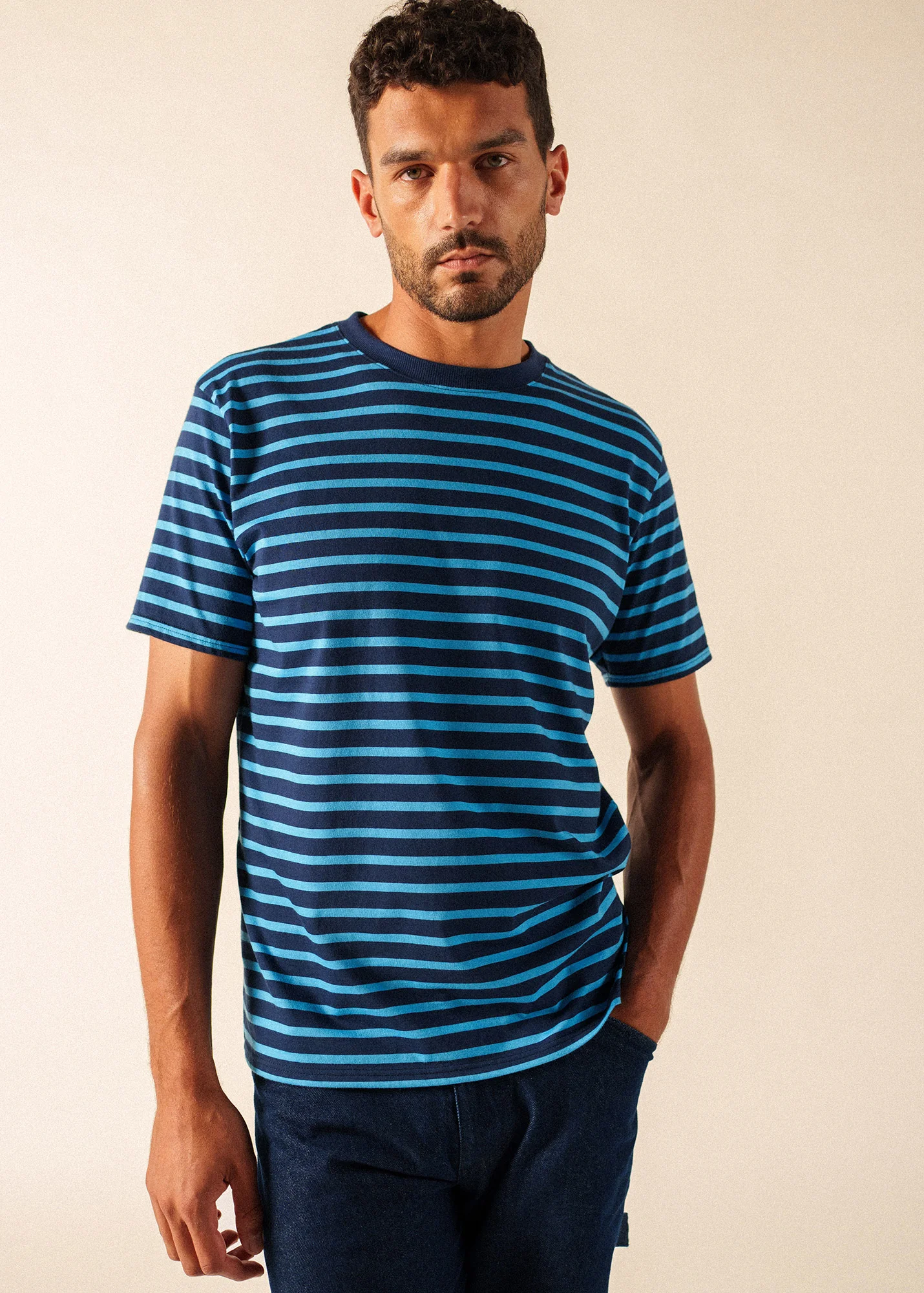 Plouider Sailor Striped Shirt (MARINE/FLOT) - Image 3
