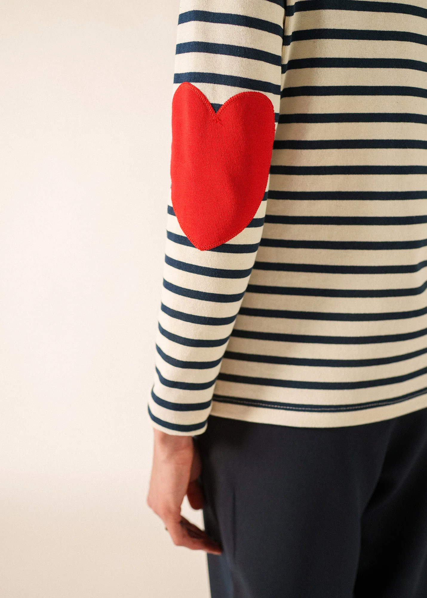 Vaujany Breton shirt (ECRU/MARINE) - Image 5